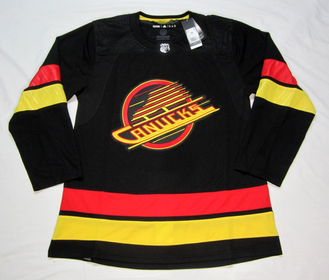 Vintage CCM Vancouver store Canucks Alternate Signed Hockey Jersey